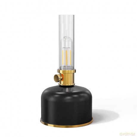 Lampa naftowa Retro LED czarna FLR-25 Forever Light
