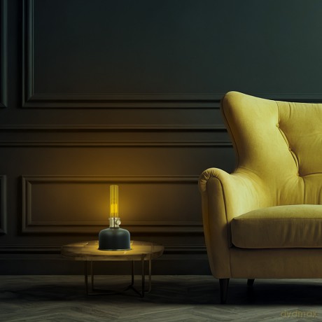 Lampa naftowa Retro LED czarna FLR-25 Forever Light