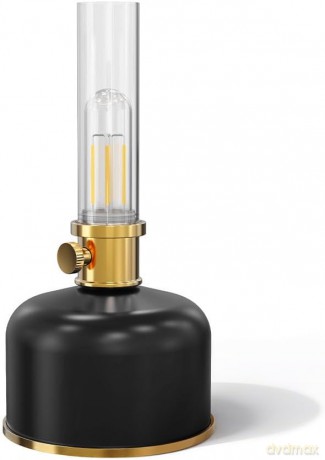 Lampa naftowa Retro LED czarna FLR-25 Forever Light