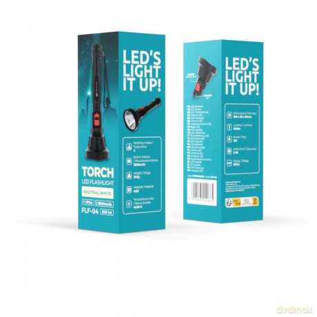 Latarka ręczna LED TORCH 1800mAh 600lm FLF-04 Forever Light