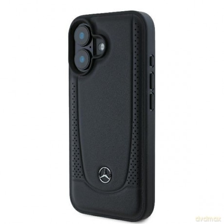 Mercedes nakładka do iPhone 16 6,1 MEHCP16SARMBK Hardcase Leather Urban czarna