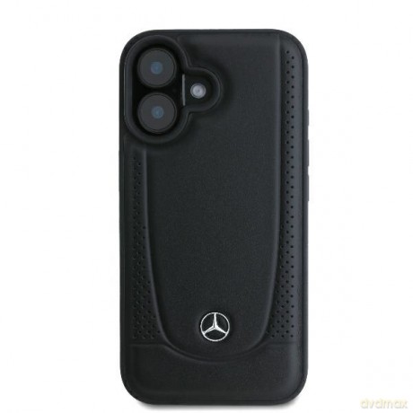 Mercedes nakładka do iPhone 16 6,1 MEHCP16SARMBK Hardcase Leather Urban czarna
