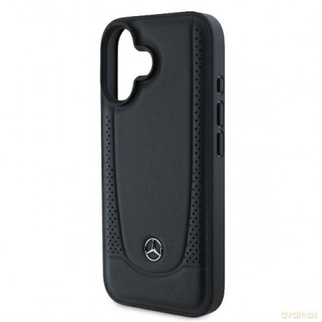 Mercedes nakładka do iPhone 16 6,1 MEHCP16SARMBK Hardcase Leather Urban czarna