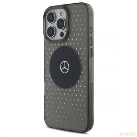 Mercedes nakładka do iPhone 16 Pro 6,3 MEHMP16L23HCPK Hardcase MB Case Star Pattern czarna