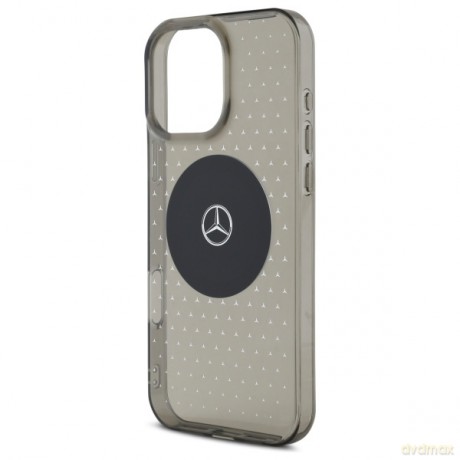 Mercedes nakładka do iPhone 16 Pro 6,3 MEHMP16L23HCPK Hardcase MB Case Star Pattern czarna