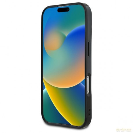 Mercedes nakładka do iPhone 16 Pro 6,3 MEHMP16L23HRSK Hardcase MB Double Layer Crossed Lines MagSafe czarna
