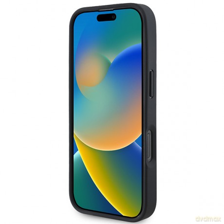 Mercedes nakładka do iPhone 16 Pro Max 6,9 MEHCP16X23RWRSA Hardcase MB Waves Leather szara