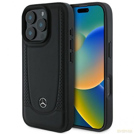 Mercedes nakładka do iPhone 16 Pro Max 6,9 MEHCP16XARMBK Hardcase Leather Urban czarna