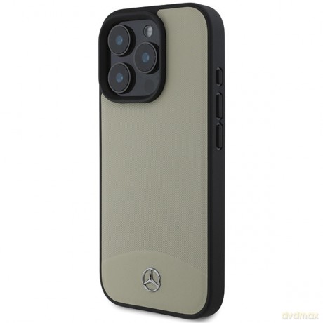 Mercedes nakładka do iPhone 16 Pro Max 6,9 MEHMP16X23RBARE Hardcase MB Textured and Plain Leather MagSafe beżowa