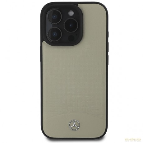 Mercedes nakładka do iPhone 16 Pro Max 6,9 MEHMP16X23RBARE Hardcase MB Textured and Plain Leather MagSafe beżowa