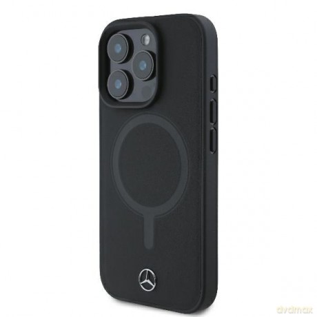 Mercedes nakładka do iPhone 16 Pro Max 6,9 MEHMP16X23RCMK Hardcase Smooth Leather MagSafe czarna
