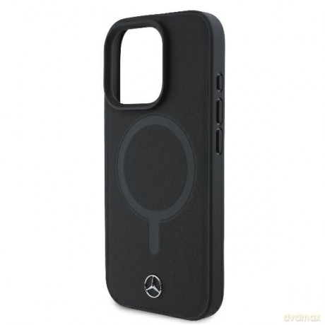 Mercedes nakładka do iPhone 16 Pro Max 6,9 MEHMP16X23RCMK Hardcase Smooth Leather MagSafe czarna