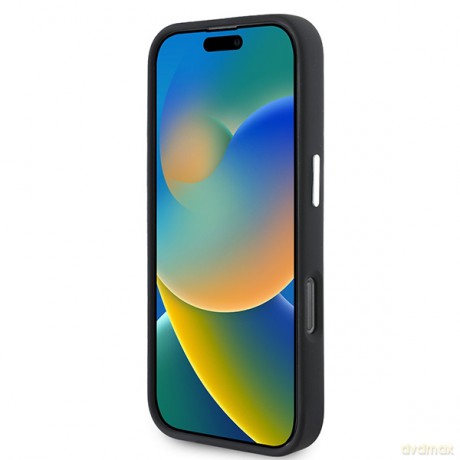 Mercedes nakładka do iPhone 16 Pro Max 6,9 MEHMP16X23SUMBK Hardcase Silicone Blue Stripe MagSafe czarna