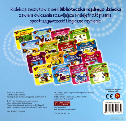 Biblioteczka mądrego dziecka - Drugi zeszyt dwulatka [KSIĄŻKA]