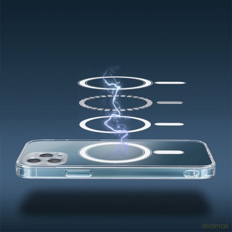 Nakładka Anti Shock 1,5 mm Mag do iPhone 16 6,1 transparentna camera protection