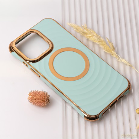 Nakładka Circle Glam Mag do iPhone 16 6,1 miętowa