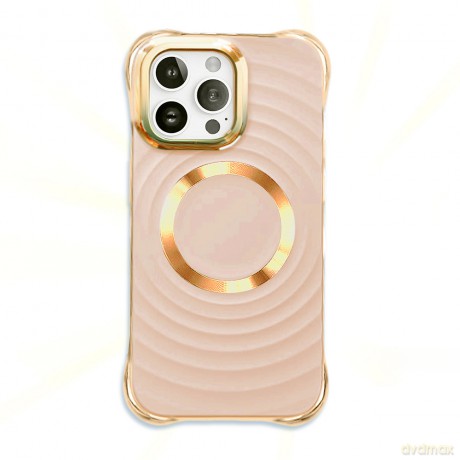 Nakładka Circle Glam Mag do iPhone 16 6,1 różowa