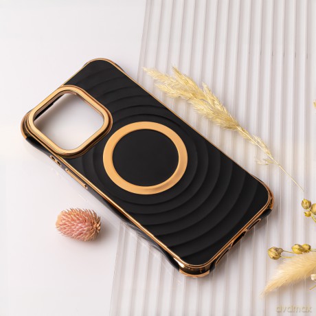 Nakładka Circle Glam Mag do iPhone 16 Plus 6,7 czarna