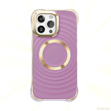 Nakładka Circle Glam Mag do iPhone 16 Plus 6,7 fioletowa
