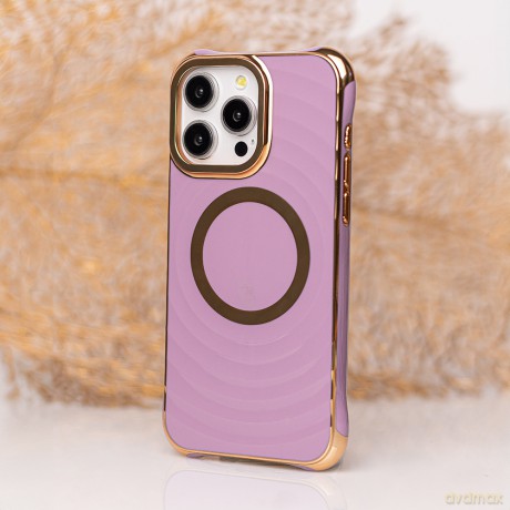 Nakładka Circle Glam Mag do iPhone 16 Plus 6,7 fioletowa