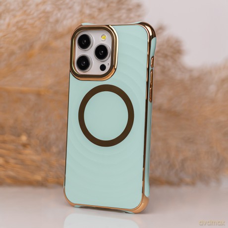 Nakładka Circle Glam Mag do iPhone 16 Plus 6,7 miętowa