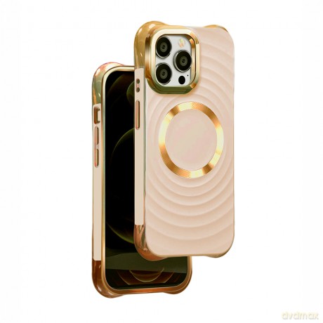 Nakładka Circle Glam Mag do iPhone 16 Pro 6,3 różowa