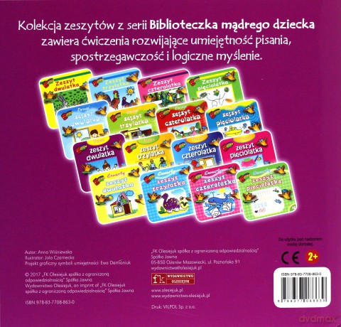 Biblioteczka mądrego dziecka - Trzeci zeszyt dwulatka [KSIĄŻKA]