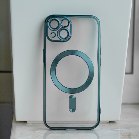Nakładka Color Chrome Mag do iPhone 16 6,1 zielona