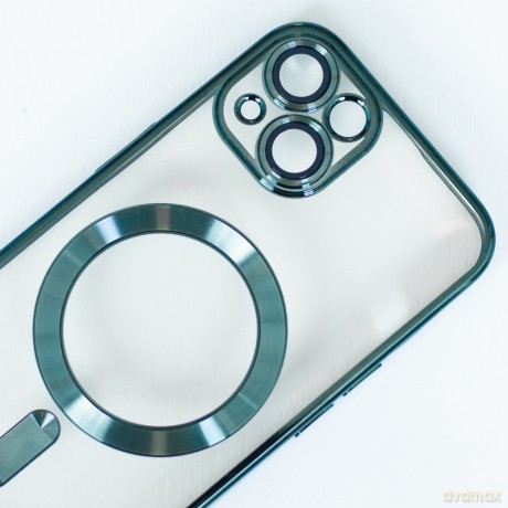 Nakładka Color Chrome Mag do iPhone 16 6,1 zielona