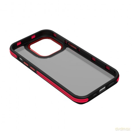 Nakładka Crystal Black do iPhone 14 Pro 6,1 czerwona