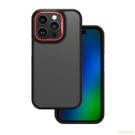 Nakładka Crystal Black do iPhone 14 Pro Max 6,7 czerwona