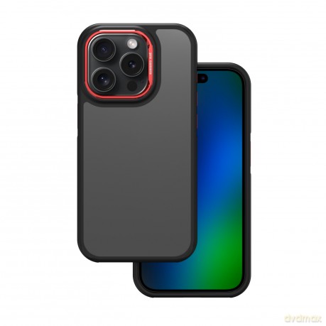 Nakładka Crystal Black do iPhone 15 Pro Max 6,7 czerwona