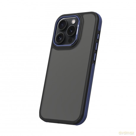 Nakładka Crystal Black do iPhone 15 Pro Max 6,7 niebieska