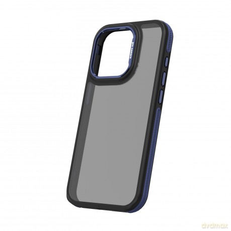 Nakładka Crystal Black do iPhone 15 Pro Max 6,7 niebieska