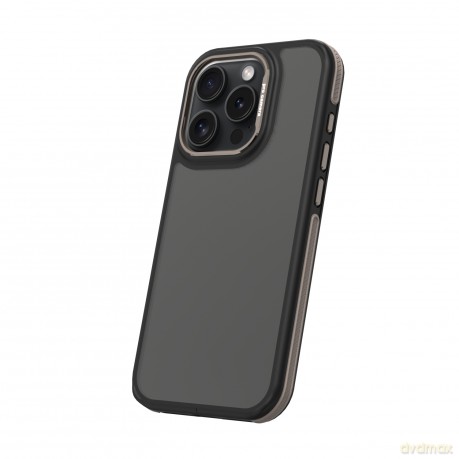 Nakładka Crystal Black do iPhone 15 Pro Max 6,7 szara