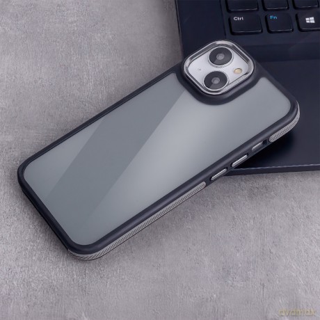 Nakładka Crystal Black do iPhone 15 Pro Max 6,7 szara