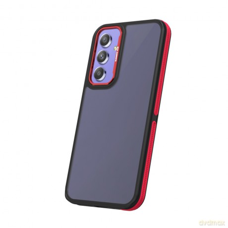 Nakładka Crystal Black do Samsung Galaxy A54 5G czerwona