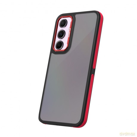 Nakładka Crystal Black do Samsung Galaxy A55 5G czerwona