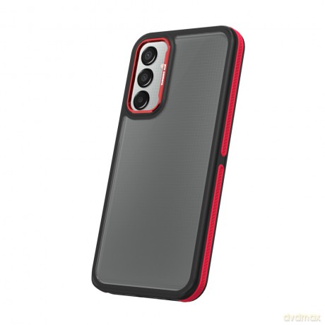 Nakładka Crystal Black do Samsung Galaxy M15 5G czerwona
