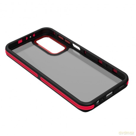 Nakładka Crystal Black do Samsung Galaxy M15 5G czerwona