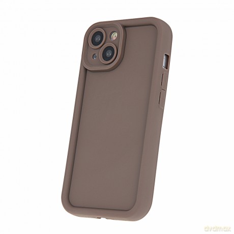Nakładka Rim TPU do iPhone 16 Plus 6,7 brązowa
