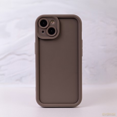 Nakładka Rim TPU do iPhone 16 Plus 6,7 brązowa