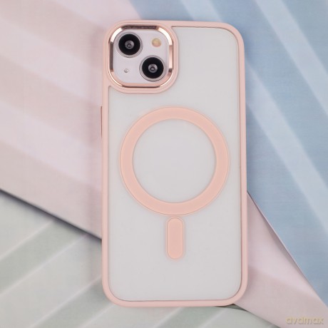 Nakładka Satin Clear Mag do iPhone 16 6,1 różowa