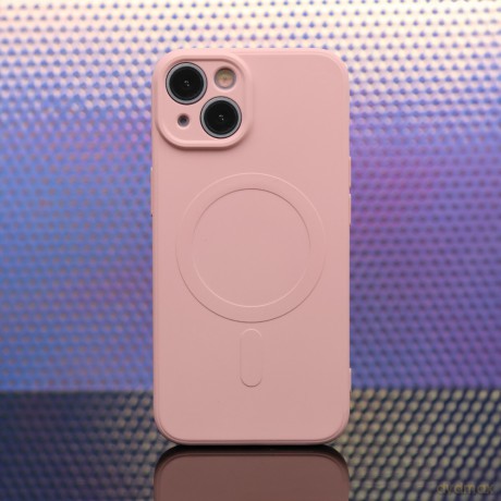 Nakładka Simple Color Mag do iPhone 16 6,1 różowa
