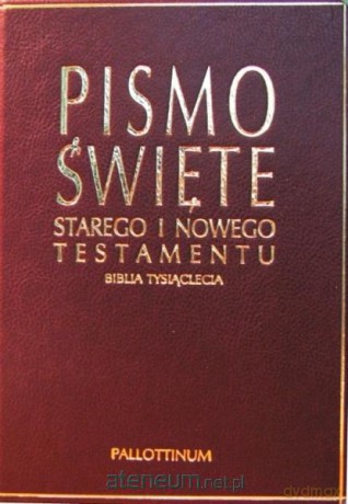 Biblia Tysiąclecia - opr. skórzana złote tłoczenia [KSIĄŻKA]