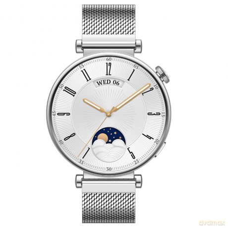 Riversong smartwatch GLOW srebrny SW906 AMOLED dwa paski
