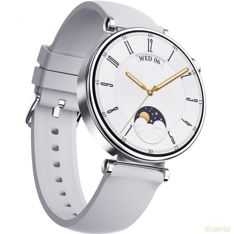 Riversong smartwatch GLOW srebrny SW906 AMOLED dwa paski