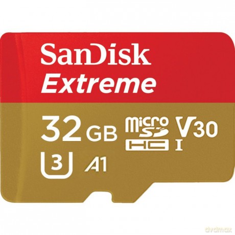 SanDisk karta pamięci EXTREME microSDHC (32GB | class 10 | 100/60 MB/s | UHS-I) + adapter