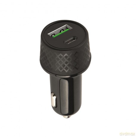 Setty ładowarka samochodowa PD USB + USB-C 45W LSM-01 czarna