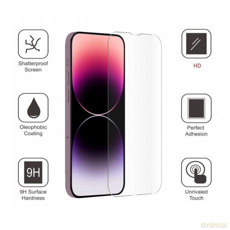 Szkło hartowane 2,5D matowe do iPhone 16 Pro Max 6,9
